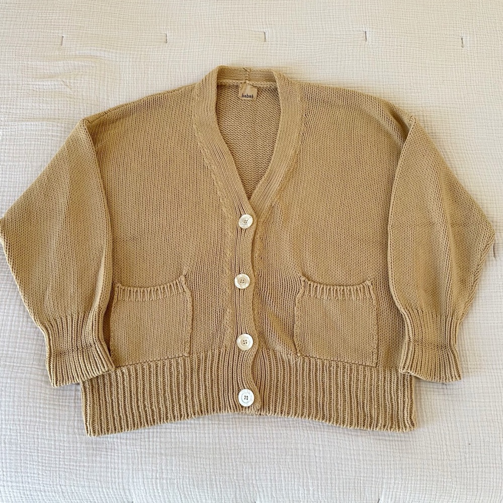Babaa 100% Spanish Cotton Cardigan Sweater